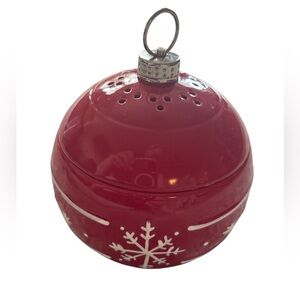 Yankee Candle Red Snowflake Christmas Ornament electric candle warmer